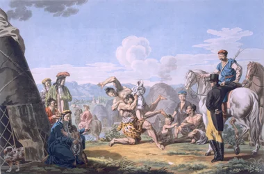 Kalmücken ringen, 1812-13